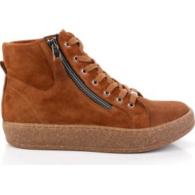 Resim Taba Hakiki Deri Kadın Bot & Bootie K02586010302 Taba 