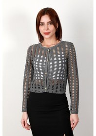 Resim Kadın File Hırka - 5048 