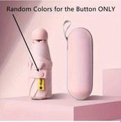 Resim Oldfriend Pembe Çelik Saplı 6 Bölmeli Rüzgar Geçirmez Ultra Hafif Katlanır Şemsiye 