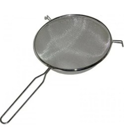 Resim Evefix 18 cm Metal Saplı Kalaylı Un - Süt - Şeker - Bakliyat Süzgeci 