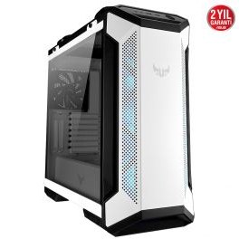 Resim Asus TUF Gaming GT501 White Edition RGB Temperli Cam Mid Tower ATX Bilgisayar Kasası 