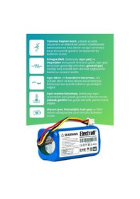 Resim Liectroux C30b Uyumlu Batarya Ultra Yüksek Kapasite 3200mah Pil Robot Süpürge Bataryası 