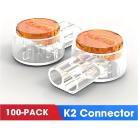Resim Wangxi Wo-k2 100 Adet K1 K2 K3 Rj45 Rj11 Kablo Bağlantı Terminali Ethernet Telefon 