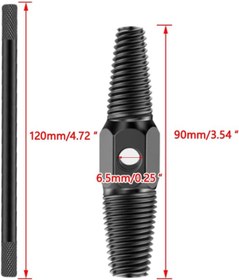 Resim YMV Çift Taraflı Kırık Musluk Boru Vida Sıkışan Parça Çıkarma Boru Çıkartıcı Vida Sıkma Seti 