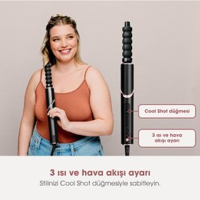 Resim Shark FlexStyle 5-in-1 HD446EU Saç Kurutma & Şekillendirme Sistemi - Black/Rose Gold 