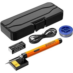 Resim Usb 5v 8w Sıcaklık Ayarlı Usb Kalem Havya Seti 