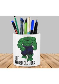 Resim The Incredible Hulk Kaktüs Sukulent Saksı Kalemlik 