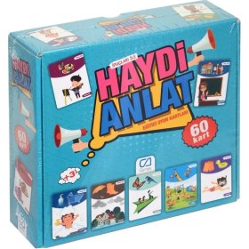 Resim MCM Group 5080 Ca Games, Haydi Anlat - Eğitici Oyun Kartları / +3 Yaş 