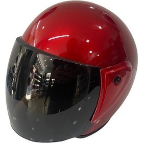 Resim Pro Helmets F-009 Yarım Kask Kırmızı 