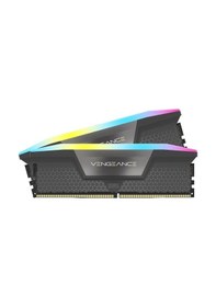 Resim Corsair Vengeance Rgb 32gb 2x16gb 6000mt/s Ddr5 Cl38 Xmp/amd Expo Ram-cmh32gx5m2b6000z38 