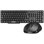 Resim Everest Km-6852 Siyah Usb Kablosuz Combo Q Standart Klavye + Mouse Set Optik 