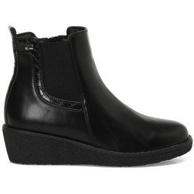 Resim Polaris 166607.z4pr Siyah Kadın Dolgu Topuk Bot 000000000101914900 Siyah 