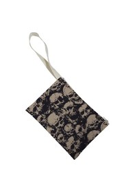 Resim Unisex Kuru Kafa Desenli Portföy Clutch Çanta 