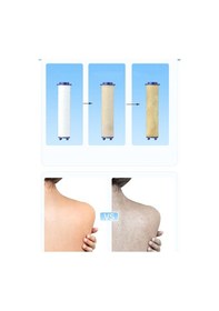 Resim Mucit Home Spa Modlu Filtreli Duş Başlığı 5 Fonksiyonlu Duş Fiskiyesi Beyaz 