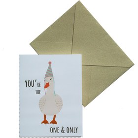 Resim “You’re One & Only” Tebrik Kartı 