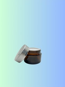 Resim 3 Adet Cam Amber Krem Kavanozu 30 Cc Kahverengi 