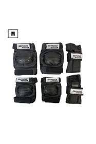 Resim Genel Markalar Dizlik-Dirseklik Seti - Siyah, L, SP-004 , L Beden - Bisiklet - Dizlik Dirseklit Seti 