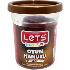 Resim Let's Tek Renk Oyun Hamuru Kahverengi 115 Gr 