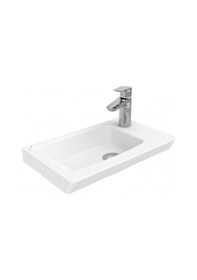 Resim Creavit Memory Etajerli Lavabo 45 Cm Beyaz Beyaz My045-00cb00e-0000 