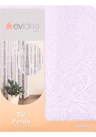 Resim Soft Armend Tül Perde - Beyaz - 300x270 Cm Diğer 