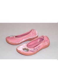 Resim Pembe Kız Çocuk Kadife Günlük Rahat Kalıp Babet Ev Ayakkabı 
