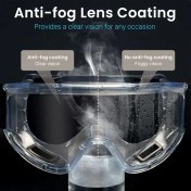 Resim Willowhaven Anti Sisli Çok Amaçlı Koruyucu Gözlük Ayarlanabilir Başlık Havalandırmalı 1 Adet 