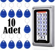 Resim Electrimax P110 Rfid Elektronik Şifreli Kartlı Kapı Açma Kilit - 10 Tag 