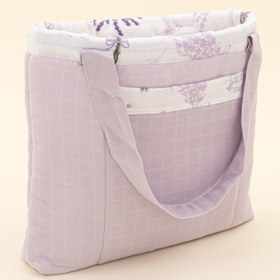 Resim Bebek Bakım Çantası - Lila Muslin - Lavanta 