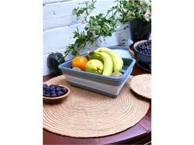 Resim Magic Katlanır Badya Manikür Leğen Kova Akordiyon Katlanabilir 4 L Antrasit/gri 