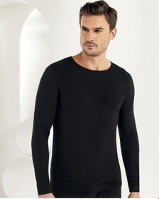 Resim Şahinler Uzun Kollu Likralı Süprem Atlet Siyah ME071 Siyah 