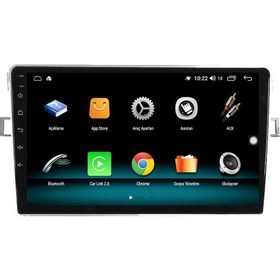 Resim Fimex Toyota Verso Android 10 Carplay Özellikli Navigasyon Multimedya Ekran 2gb Ram + 32GB HDD 
