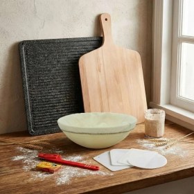 Resim Profesyonel Ekmek Yapım Seti Full Paket Pyuvarlak 22 cm Ekşi Mayalıp 