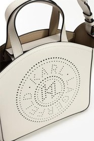 Resim Karl Lagerfeld K/Circle Sm Kadın Mini Omuz Çantası, Beyaz 
