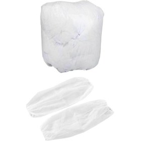 Resim Sesan Kol-001 Tek Kulanımlık Beyaz Kolluk 100'lü 