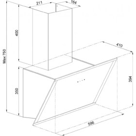 Resim Esty 3473.6.103.01 Davlumbaz 