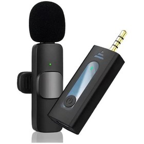 Resim Kablosuz Yaka Mikrofonu 3.5mm Aux Pc Tablet Video Kayıt Vlog Amfi Telefon Hoparlör Mikrofon 