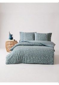 Resim Özdilek Ranforce Cilantro Tek Kişilik Nevresim Takımı %100 Pamuk Mavi 