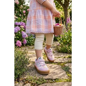 Resim Kiko Kids Plan Günlük Cırtlı Bağcıklı Kız Çocuk Spor Ayakkabı 