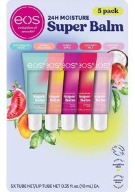 Resim Eos Super Balm Dudak Balsamı Çeşit Paketi 5 Adet 