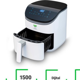 Resim King KYF25 Magicfry Airfryer Beyaz Fritöz 