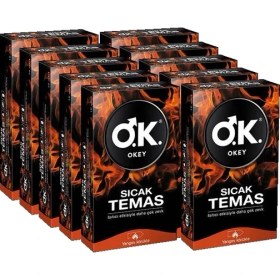 Resim Okey Prezervatif Sıcak Temas 100'LÜ ( 10 x 10 ) 