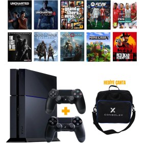 Resim Sony PS4 Standart 1TB (Yenilenmiş) + Çift Kol + ConsoleX Çanta + 12.02v Yazılım 