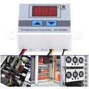 Resim Vkemall Xh-3001 Beyaz Dijital Sıcaklık Kontrol Cihazı -50 C/+110 C Aralığı 0.1 C Doğruluk Ac220v Abs Kasa, Su Geçirmez Sondaj 