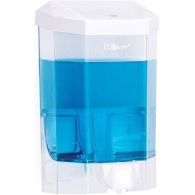 Resim İşyeri Cafe Ofis Şeffaf Sıvı Sabunluk Şampuanlık ve Dezenfektan M 