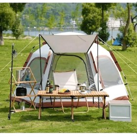 Resim 6 Kişilik Otomatik Çadır 280x240x155 Cm Çadır Çantalı Çadır - Su Geçirmez Çadır Sineklikli Çadır Çok Renkli 