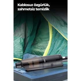 Resim Sinbo Şarjlı El Süpürgesi SVC-8630 250 W Güçlü Emme Özelliği ile Kablosuz Temizlik 