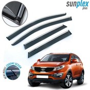 Resim Kıa Sportage 2016 Üzeri Için Cam Rüzgarlığı Kromlu 4 Prç. 