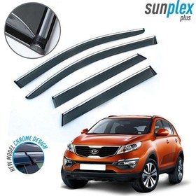 Resim Kıa Sportage 2016 Üzeri Için Cam Rüzgarlığı Kromlu 4 Prç. 