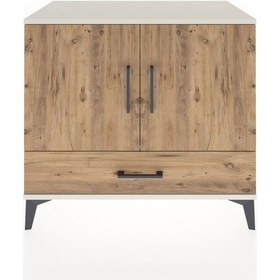 Resim Hyperion Şifonyer 3 Raflı Tek Çekmeceli 2 Kapaklı 88x44x80 Ay... Aytaşı 