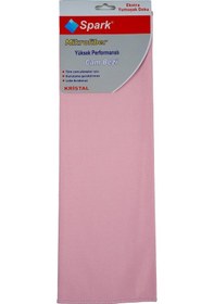 Resim 9 Adet Spark Kristal Mikrofiber Cam Silme Bezi Ve Genel Temizlik & Kurulama Bezi 40x40 Cm. Pembe 